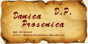 Danica Prosenica vizit kartica
